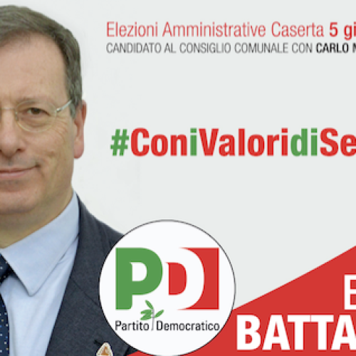 Enzo Battarra candidato consiglio comunale Caserta