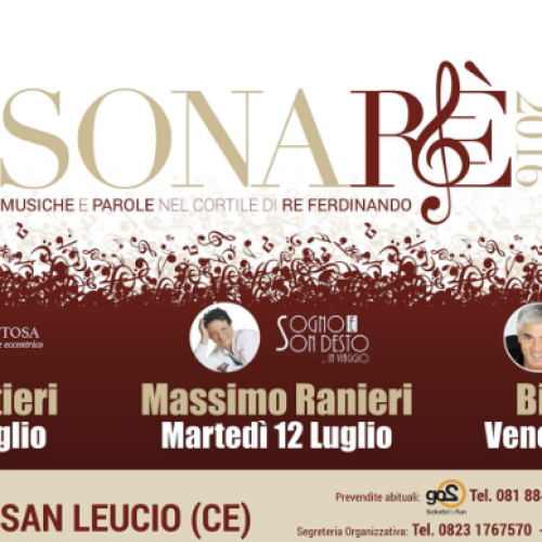 Sonarè Festival 2016. Musica e teatro al Belvedere di San Leucio