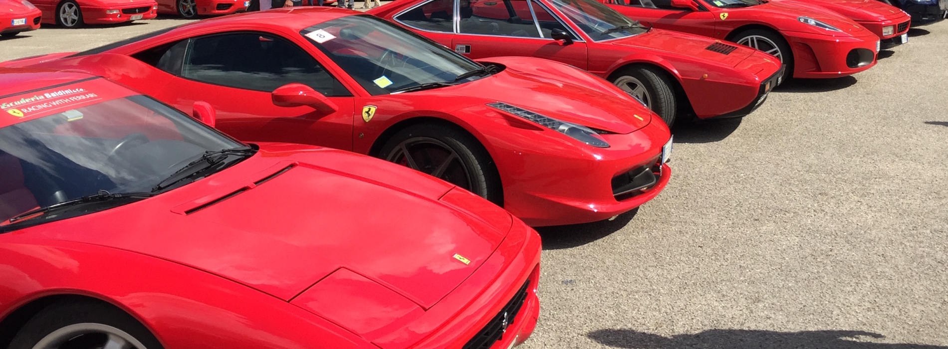 Le Ferrari in pista per l’Unicef