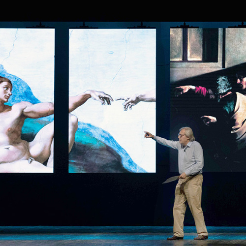 Caserta, arriva Michelangelo in scena. Firmato Vittorio Sgarbi