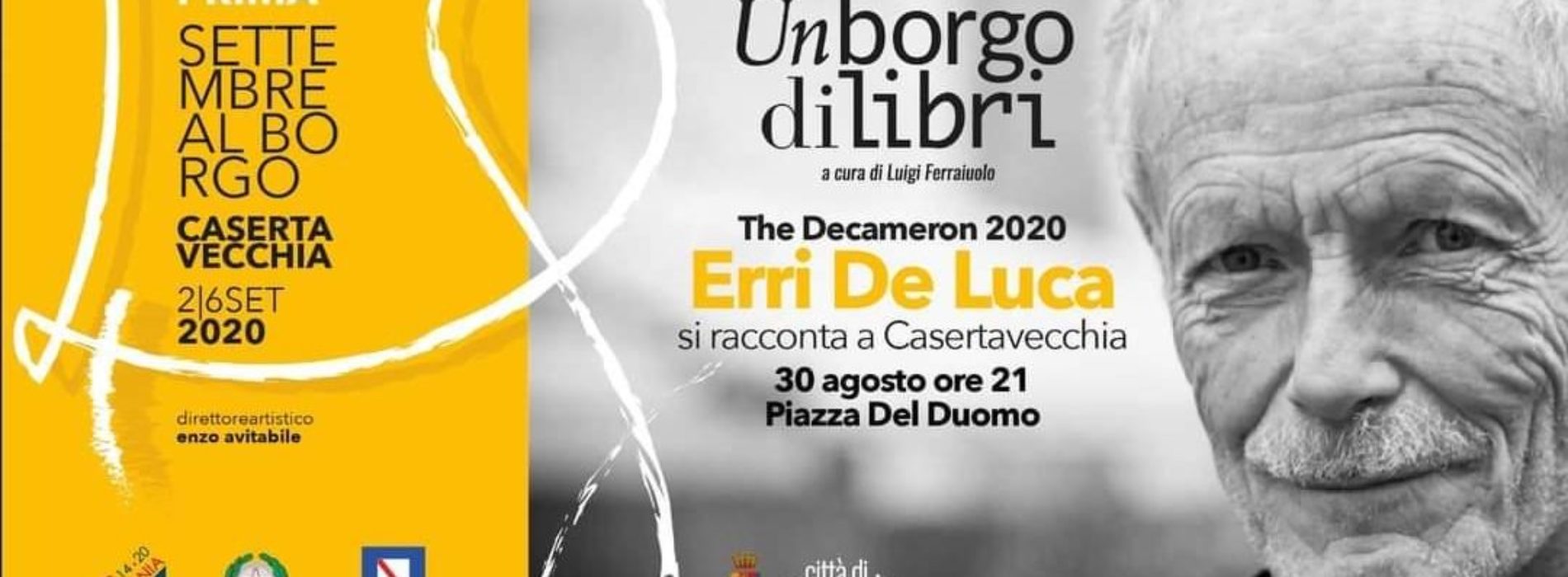 Settembre al Borgo 2020, l’anteprima è con Erri De Luca