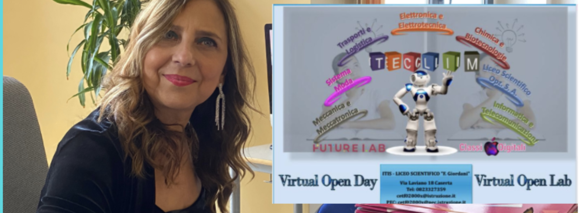 Istituto Giordani di Caserta, Open Day e Lab diventano virtual