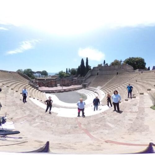 Prove tecniche di acustica, studi avanzati nei teatri di Pompei