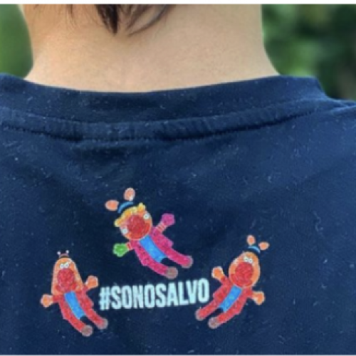 SonoSalvo e so disegnare, t-shirt firmate dal bimbo autistico