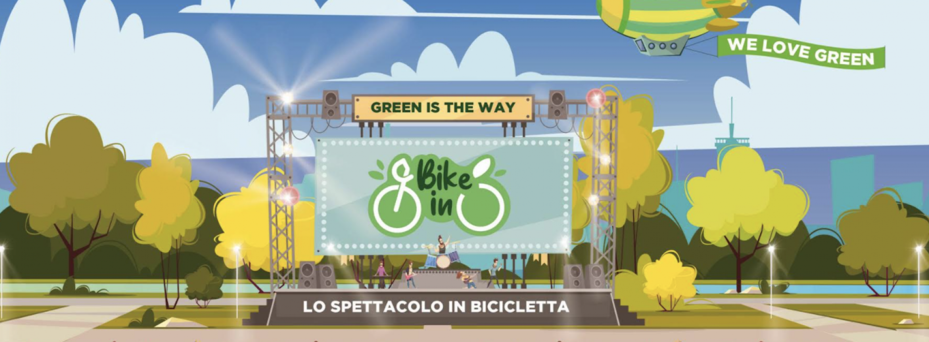 Bike-in, festival eco friendly a Napoli con 3 giorni di concerti