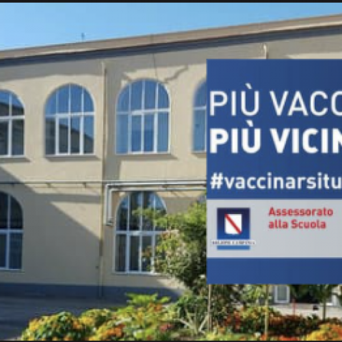 Scuola Sicura, fa tappa a Marcianise il camper vaccinale