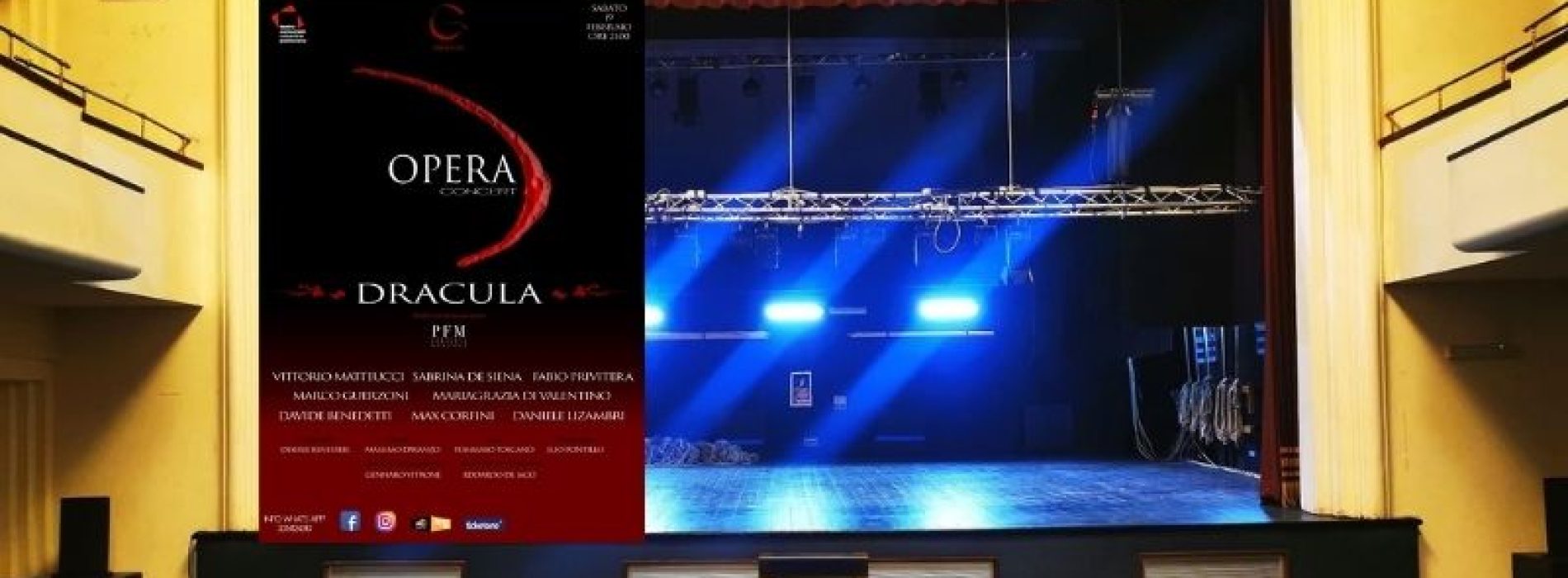 Unica data al Comunale, va in scena il Dracula Opera Concert
