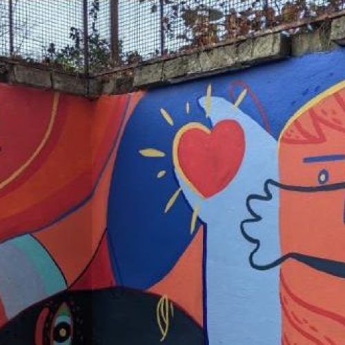 La creatività corre sui pattini, street art nella Villa Giaquinto