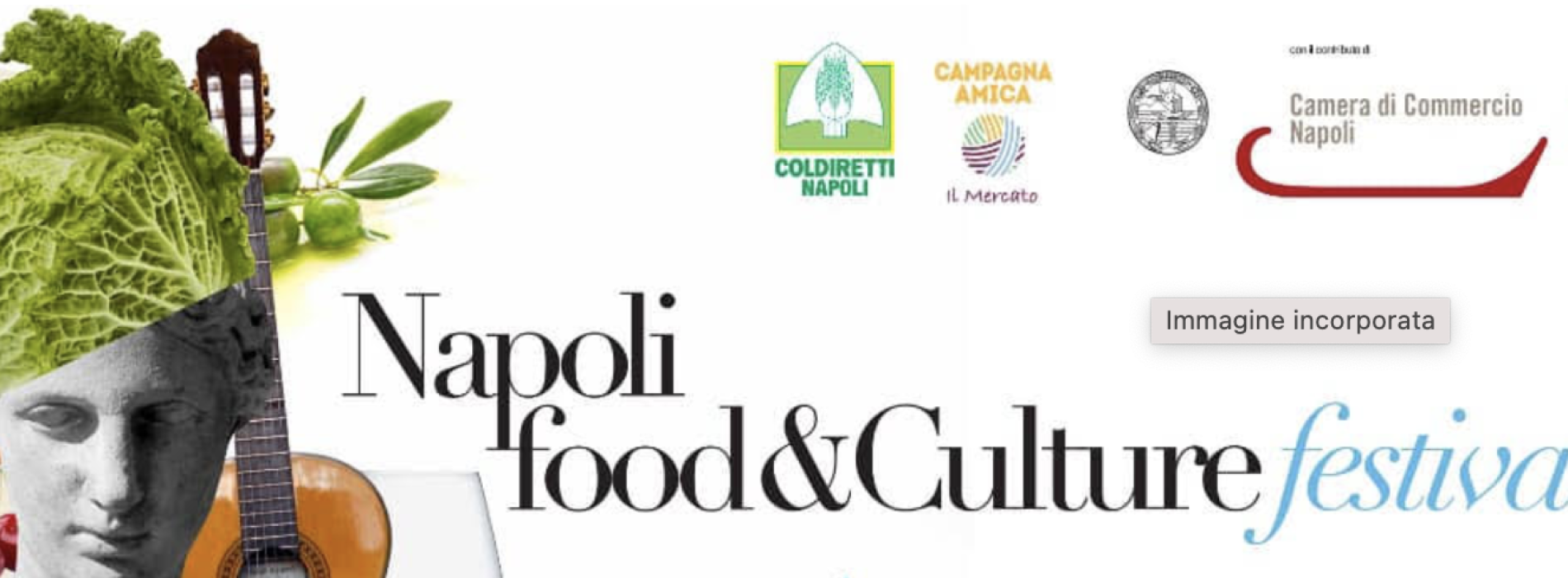 Napoli Food & Culture. Coldiretti, il cibo fa rima con l’arte