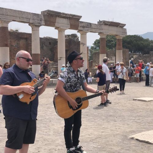 Pompei, la musica dei Foja in un flash mob con ITsArt