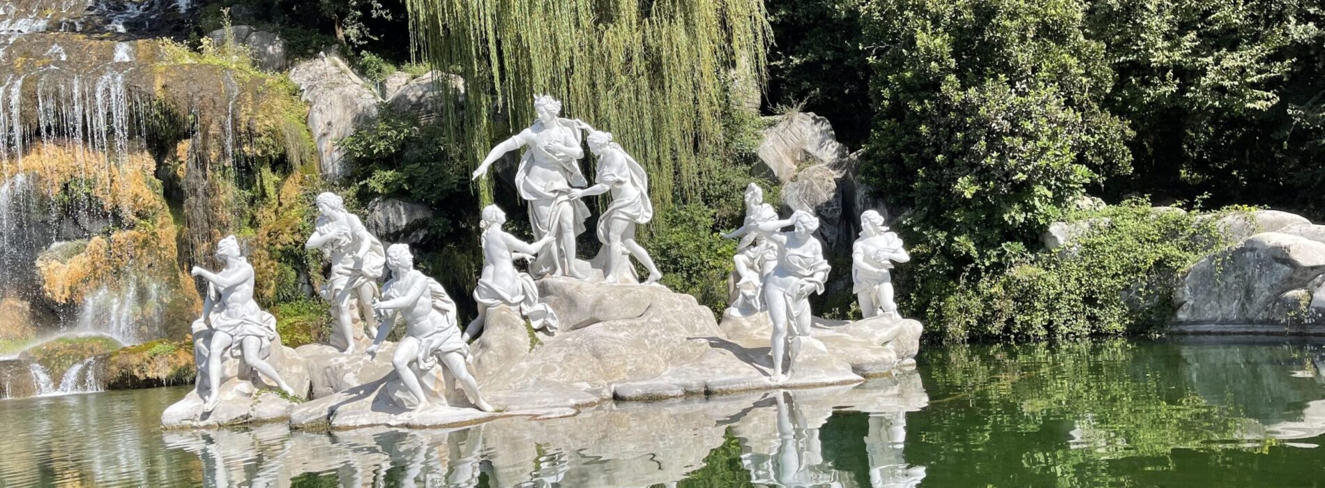Reggia di Caserta. Restaurata la Fontana di Diana e Atteone