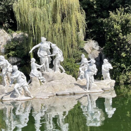 Reggia di Caserta. Restaurata la Fontana di Diana e Atteone