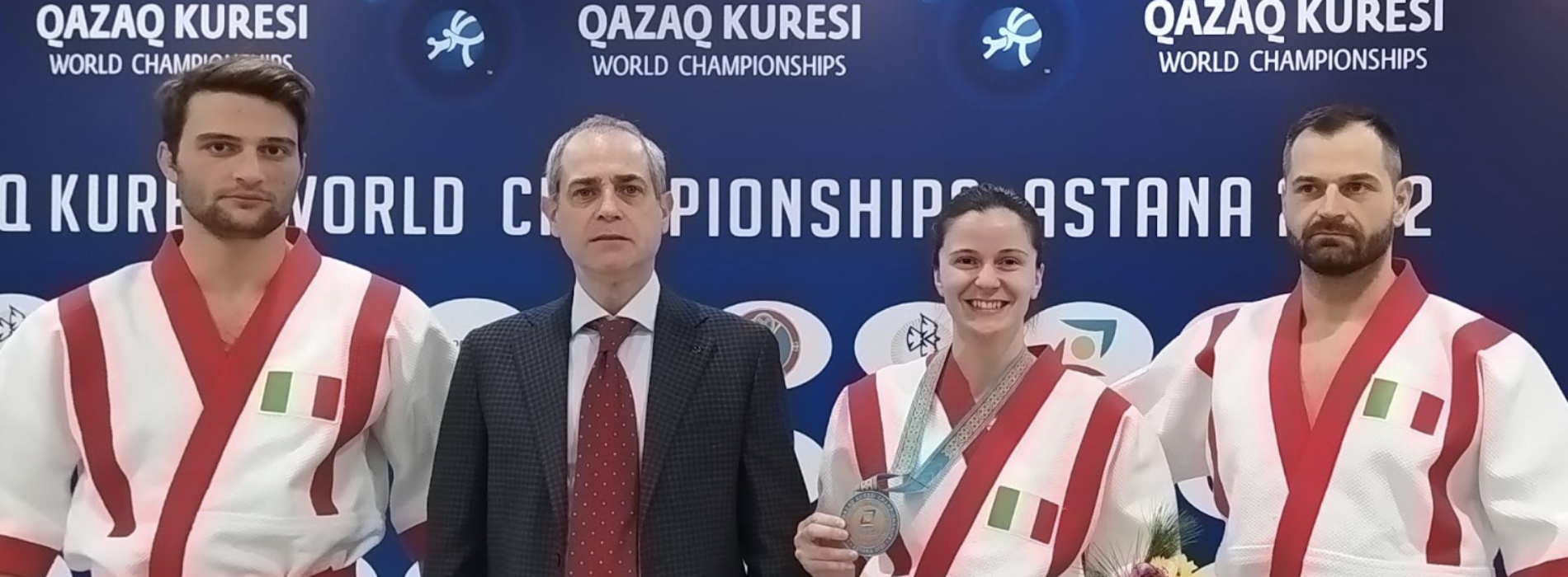 Mondiali Qazaq Kuresi ad Astana. E’ bronzo per l’Italia