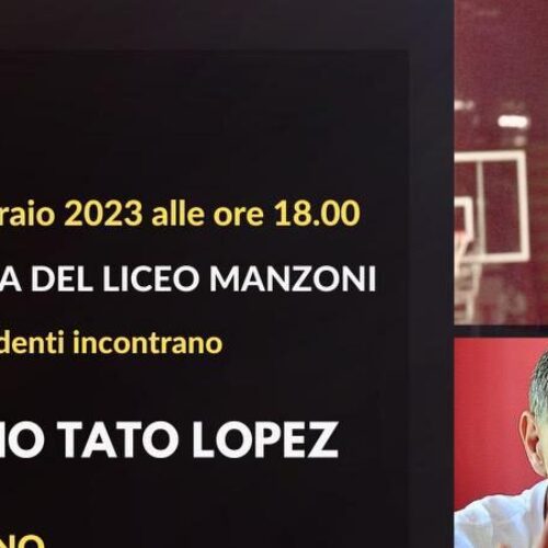 Horacio Tato Lopez, l’ex cestista ospite al Liceo Manzoni
