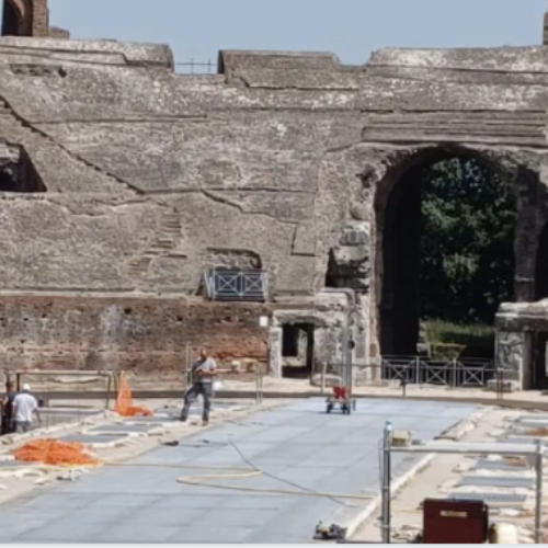 Restauri dell’Anfiteatro Campano, l’antica arena si rifà il look