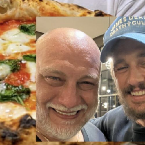James Franco, la star americana a Caserta per la pizza di Martucci