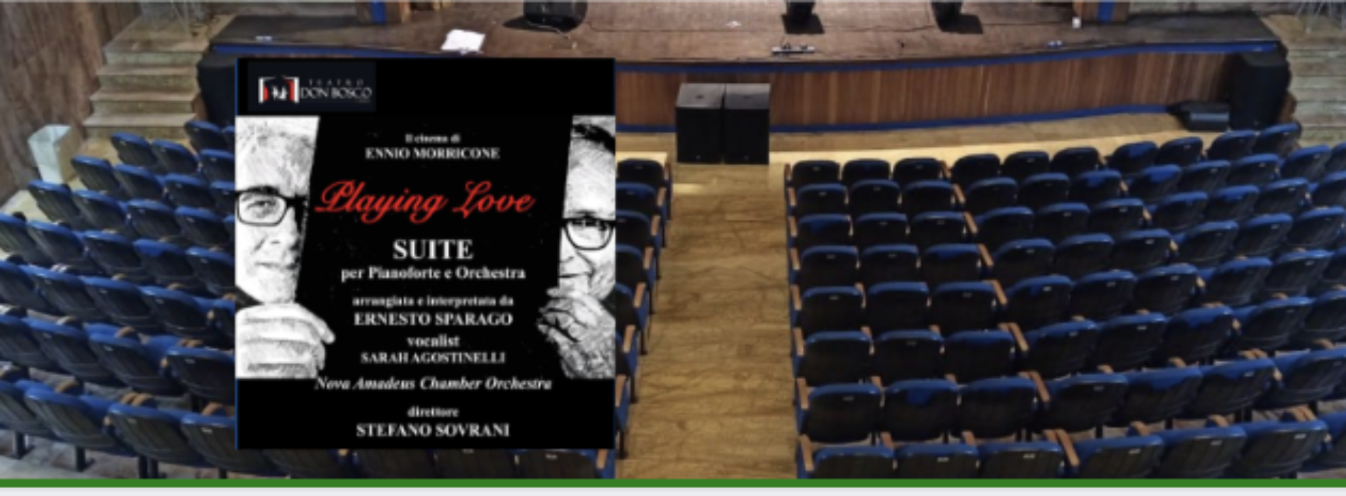 Playing Love-il cinema di Ennio Morricone, al Teatro Don Bosco