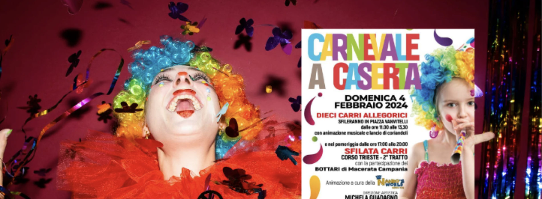 Carnevale a Caserta, in città carri allegorici e i Bottari