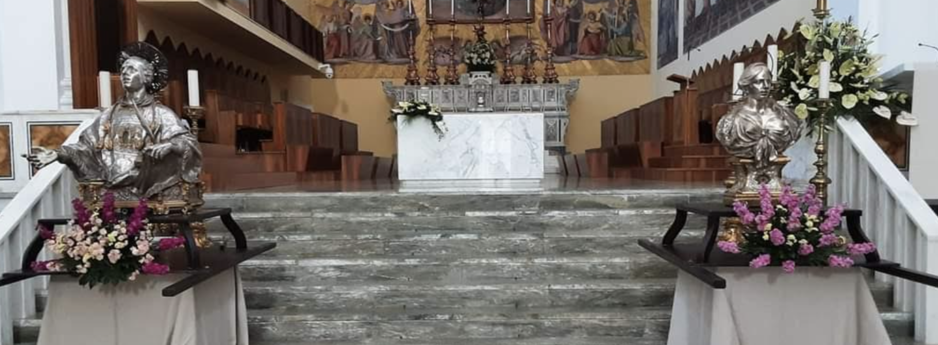 Capua. Attesa la Processione dei busti dei Santi Patroni