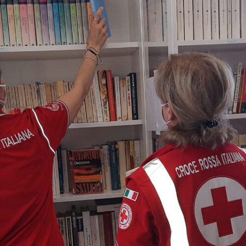Ospedale Caserta e Croce Rossa. Inaugurata la Biblioteca solidale