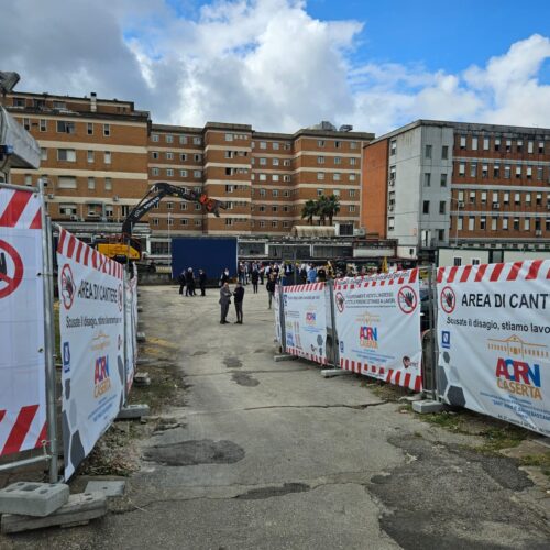 Ospedale di Caserta, al via i lavori per 177 nuovi posti letto